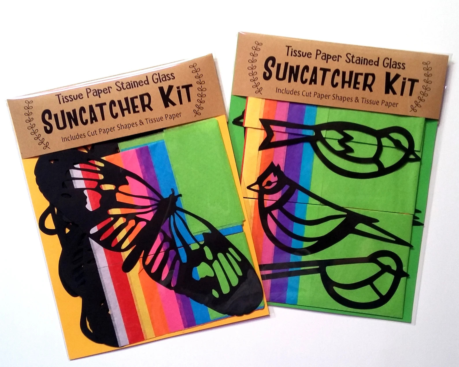 Kids Craft Easter Egg Spring Stained Glass Suncatcher Kit Using Tissue paper, Arts and Crafts Kid... | Etsy (US)