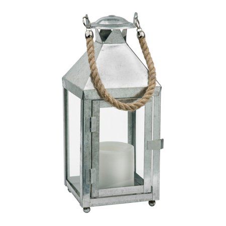 Paradise Garden Lighting Metal Lantern with Rope Handle | Walmart (US)