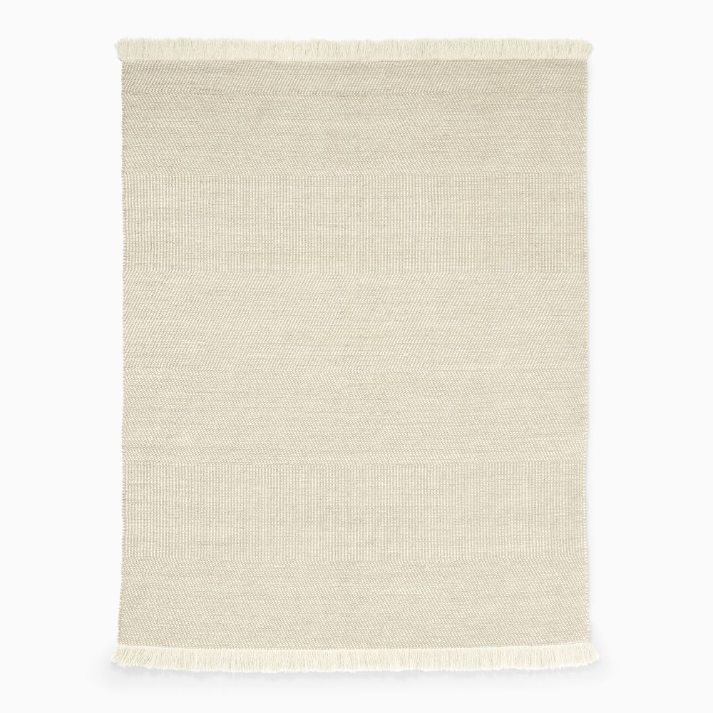 Tweed Flatweave Cotton Wool Rug | West Elm (US)