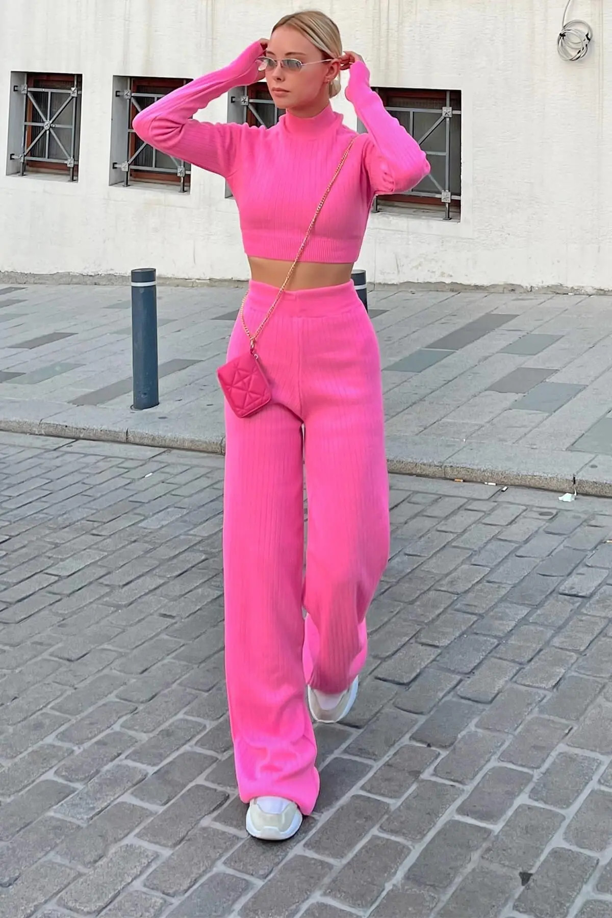 Swist Zweiteiler - Rosa - Regular Fit | Trendyol DE