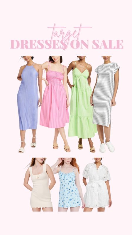 Target dresses on sale / target sale / summer fashion / dresses on sale / target fashion / casual summer outfits / summer dresses on sale / affordable fashion 

#LTKSaleAlert #LTKFindsUnder50 #LTKStyleTip