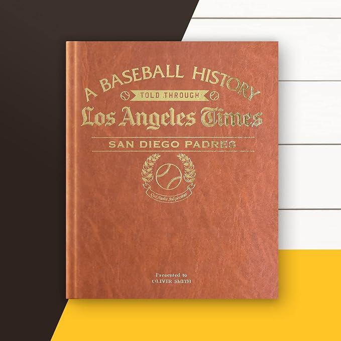 Signature gifts Personalized Baseball History Book - Sports Fan Gift - A Major League History Tol... | Amazon (US)