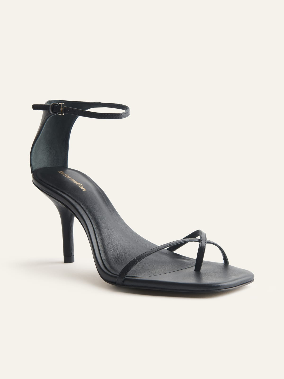 Gigi Strappy Mid Heel Sandal | Reformation (Global)