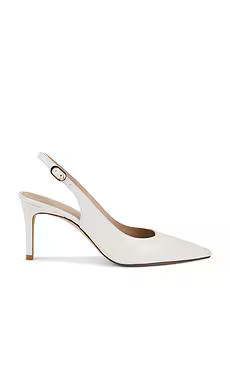 Stuart Weitzman Stuart Power 75 Slingback in Cream from Revolve.com | Revolve Clothing (Global)