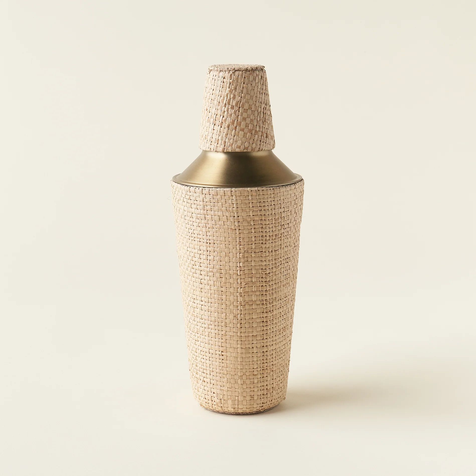 Raffia Cocktail Shaker | Kate Marker Home