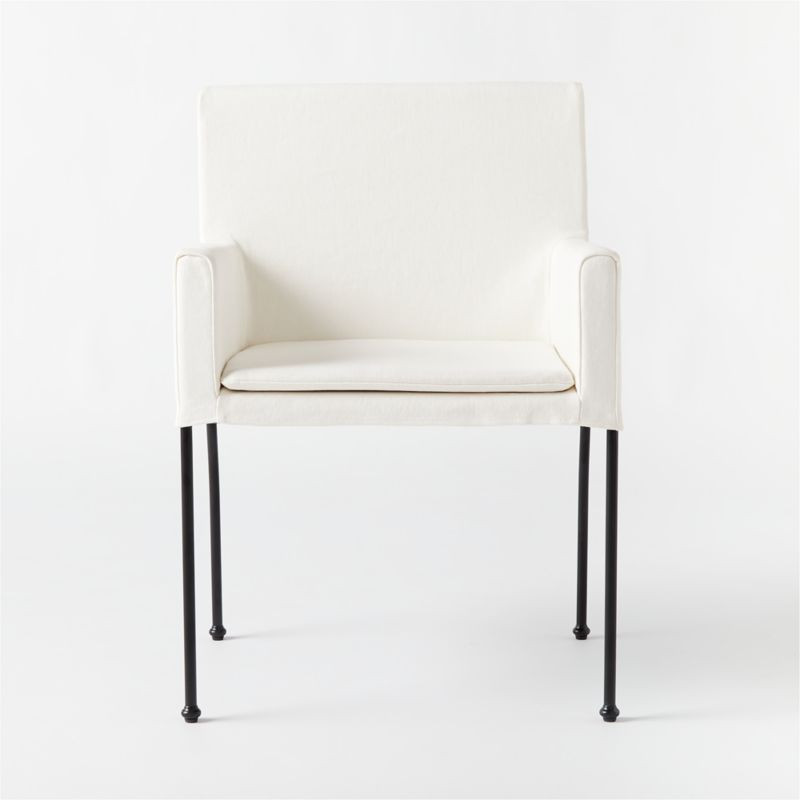Drop Ivory Dining Armchair + Reviews | CB2 | CB2