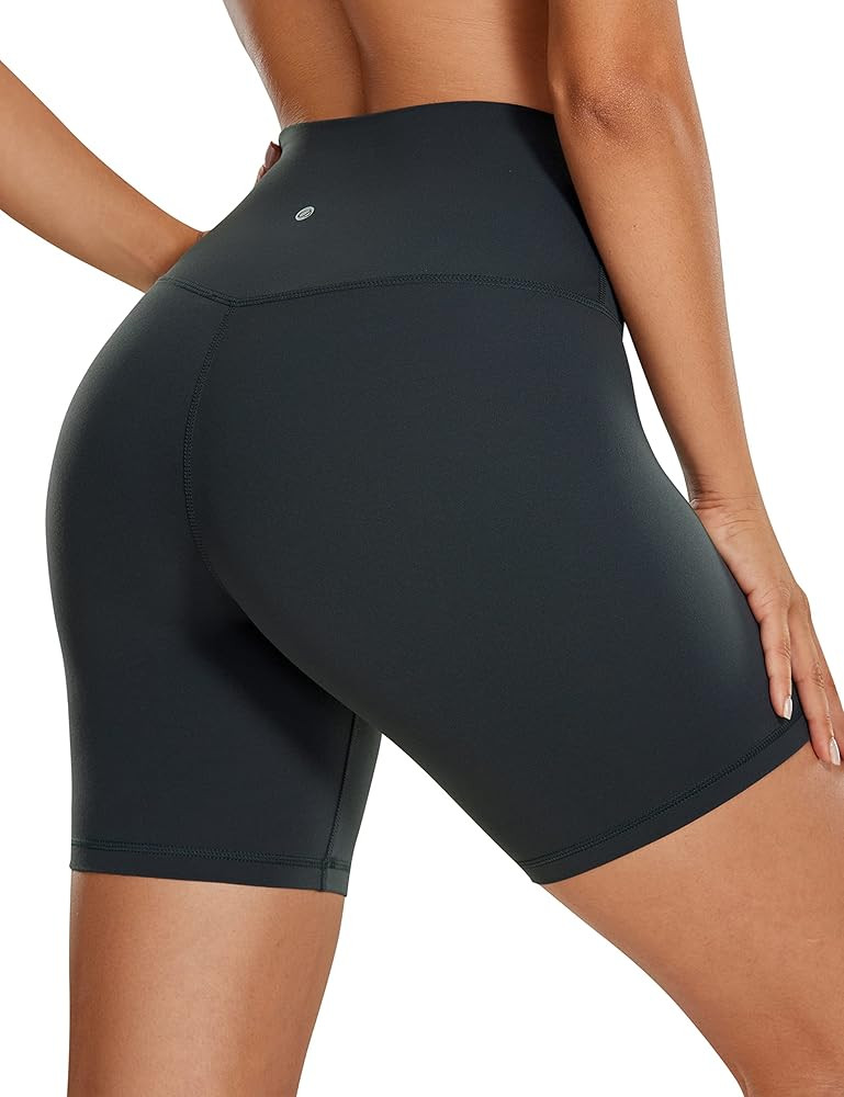 CRZ YOGA Womens Butterluxe Biker Shorts 2.5'' / 4'' / 6'' / 8'' - High Waisted Booty Workout Voll... | Amazon (US)