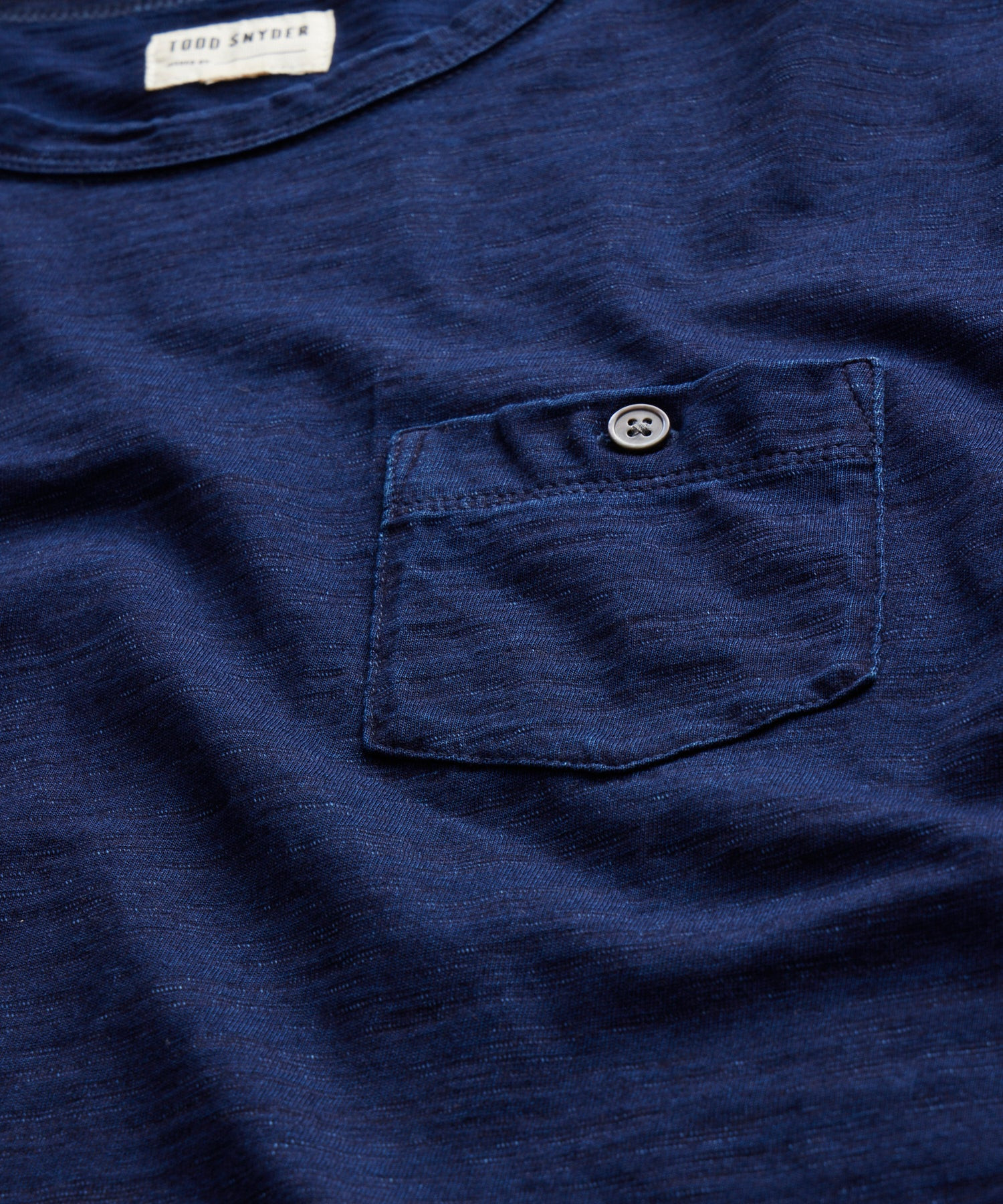The Indigo Long Sleeve Tee | Todd Snyder