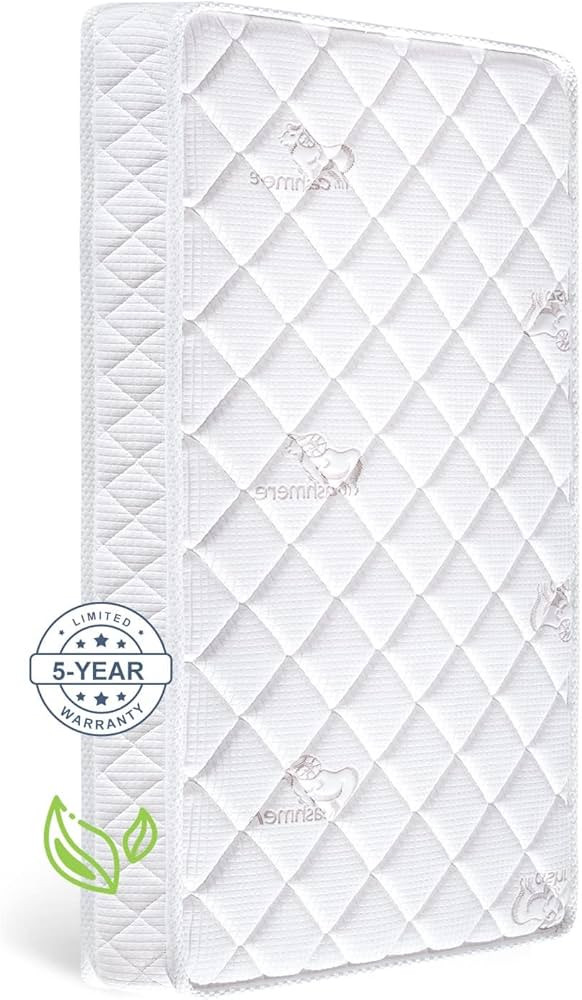 Premium Dual-Sided Crib & Toddler Mattress,100% Knitted Fabric-Hypoallergenic,5" Firm Soft Crib M... | Amazon (US)