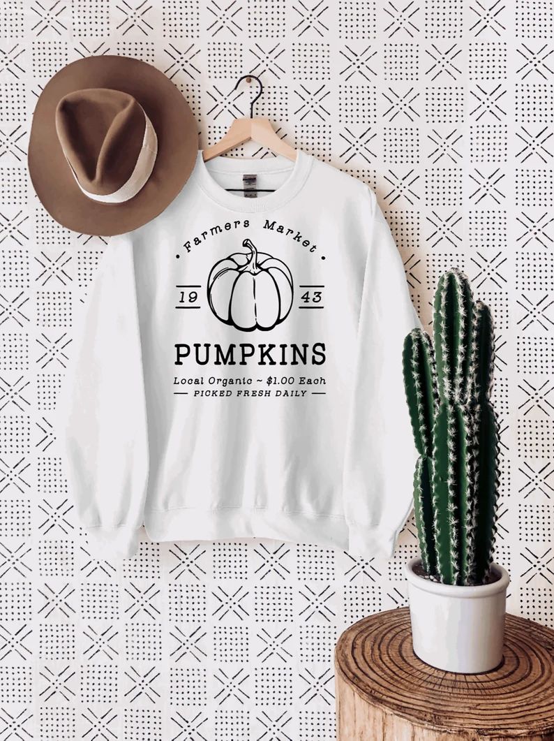 Retro Fall Inspired Sweatshirt Unisex Pullover Pumpkin Spice - Etsy | Etsy (US)