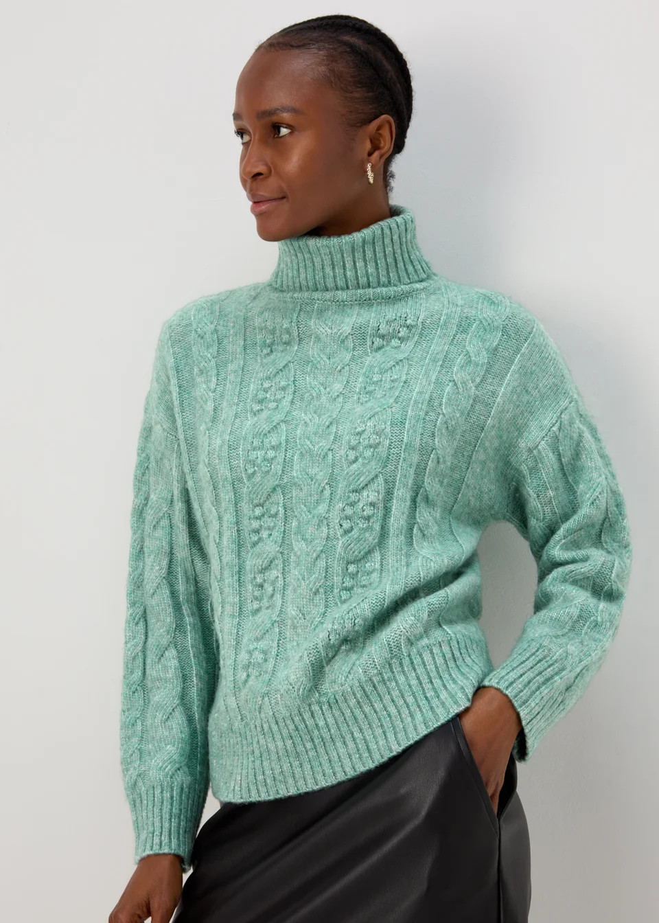 Aqua Cable Knit Jumper - Medium | Matalan (UK)