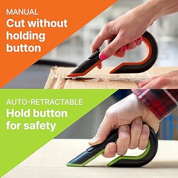Slice - 10400 Box Cutter, 3 Position Manual Button with Ceramic Blade, Locking blade | Amazon (US)