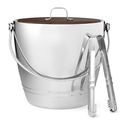 Crafthouse Round Ice Bucket with Tongs | Williams-Sonoma
