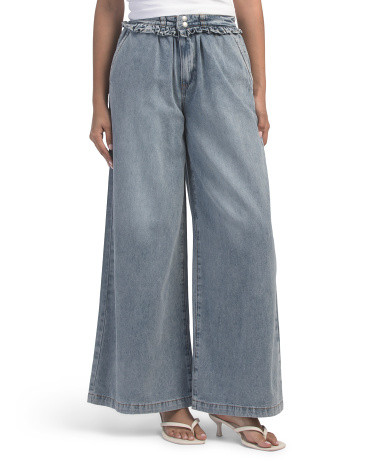 Ruffled Detail Frankin Jeans | TJ Maxx