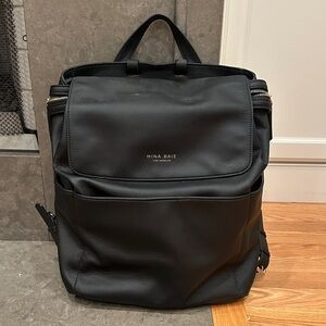 Mina Baie Vegan Leather Kinney Diaper Bag Backpack | Poshmark