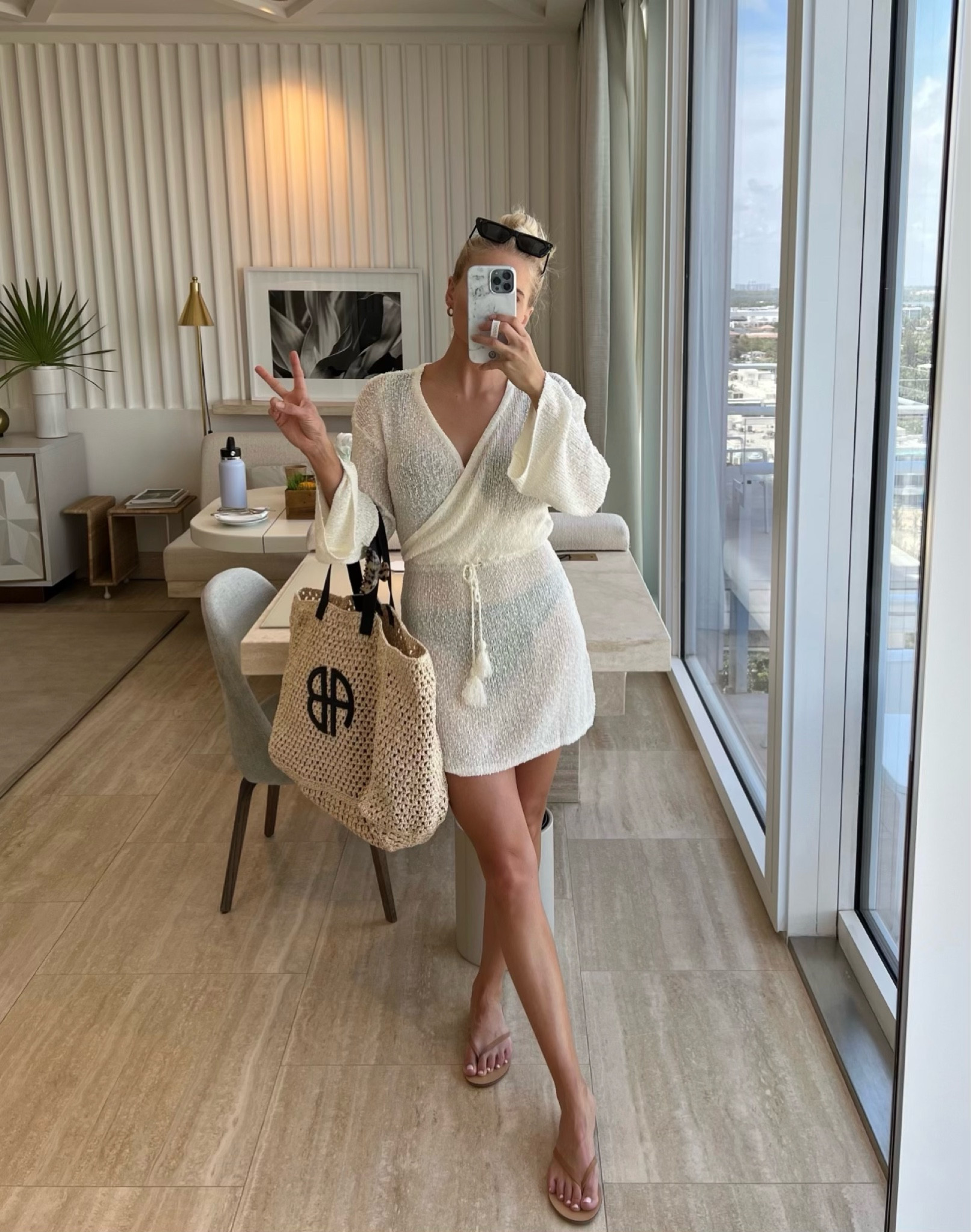 Small in coverup, medium in bikini top, small in bikini bottom, shoes tts (I went up to an 8)! #kathleenpost #miami #vacaywear 

#LTKtravel #LTKswim