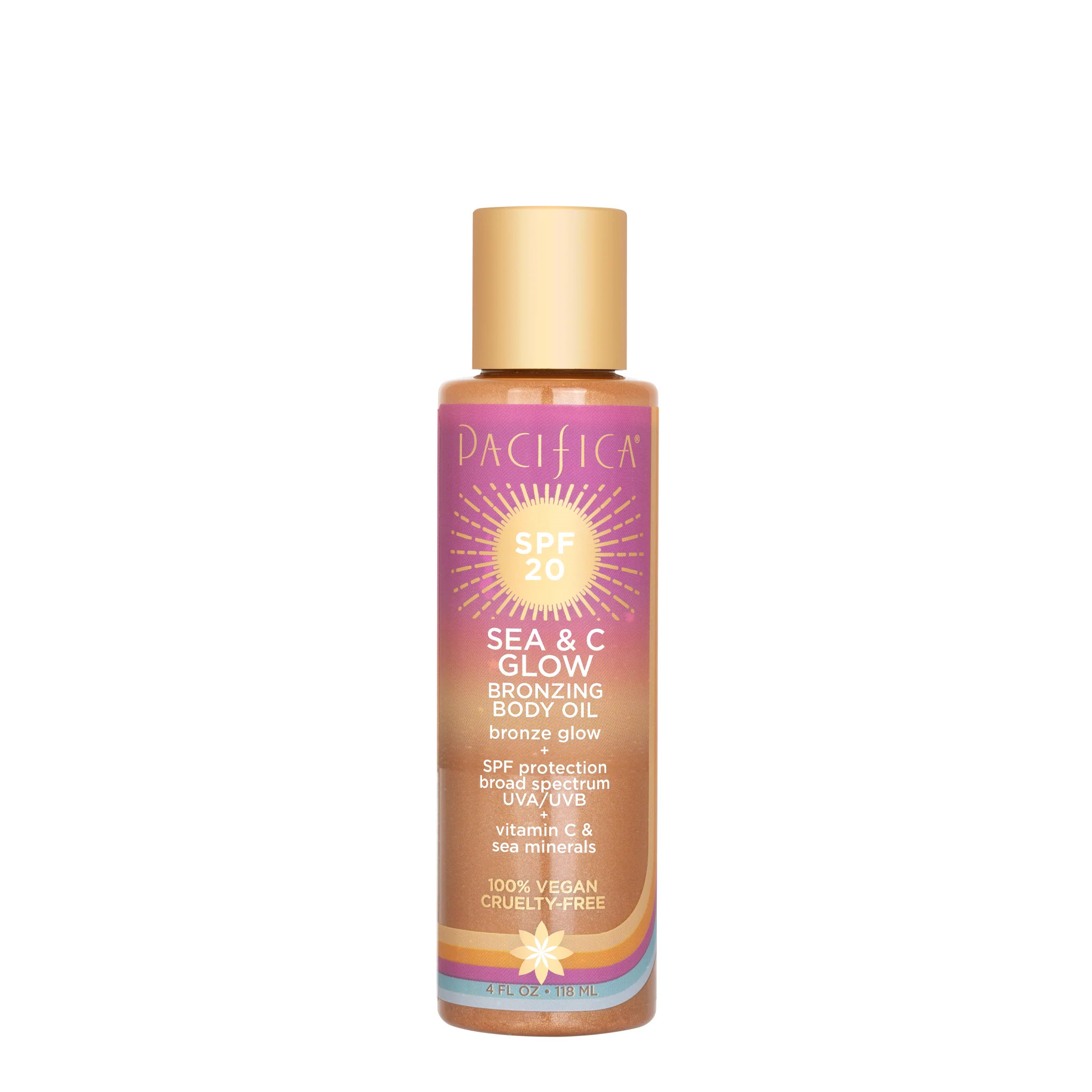 Sea & C Glow Bronzing Body Oil SPF20 | Pacifica Beauty