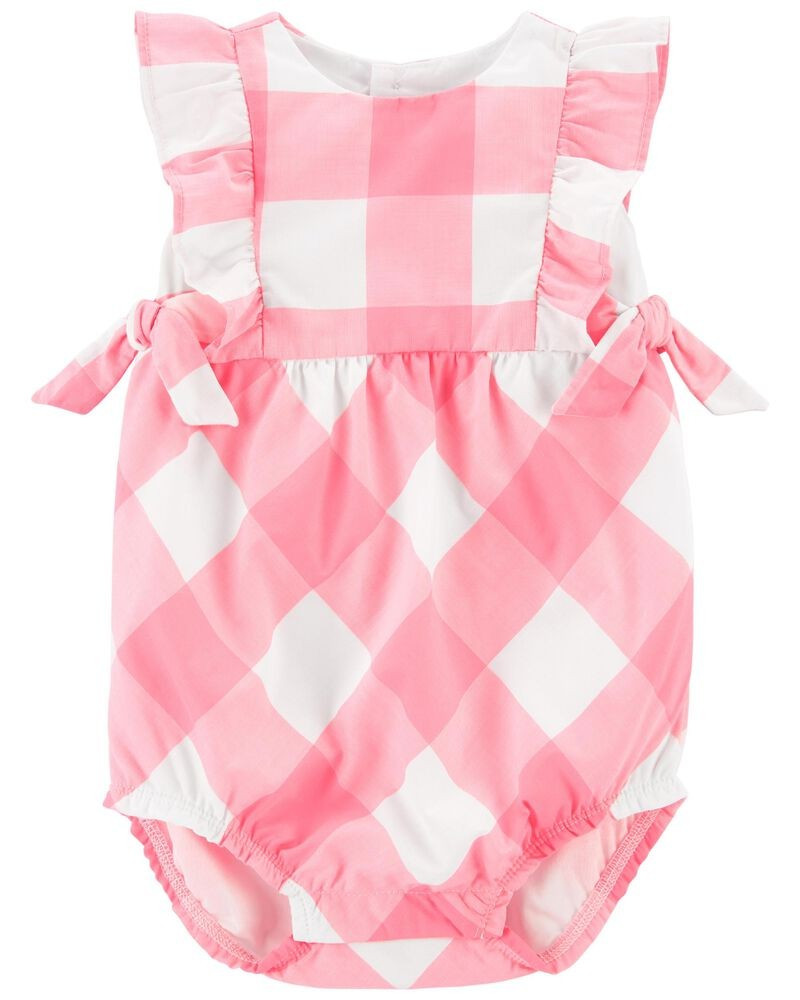 Gingham Bubble Bodysuit | Carter's