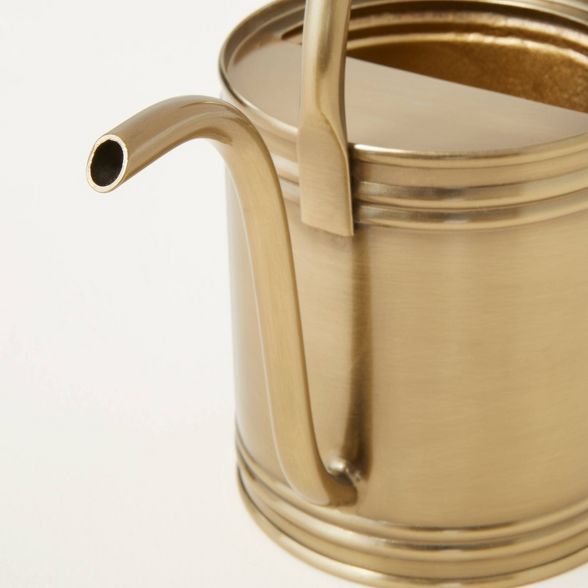 1L Accented Metal Watering Can Brass Finish - Hearth & Hand™ with Magnolia | Target