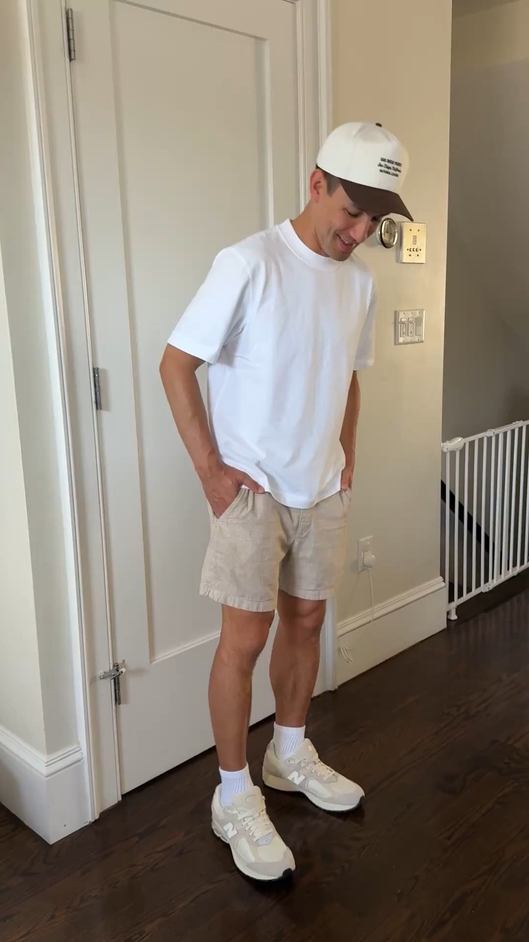Resharing bc code AFJEAN is back this weekend!
• great men’s shorts + basics. Nick is 5’8” 165 lb takes Medium and loves the beige linen, navy 
• cotton tee shirts in size Small, and he loved the swim shorts in Medium.
• supportive New Balance sneakers TTS 
• also linked his fave jcrew textured shirt, he has Medium

#LTKSaleAlert #LTKMens