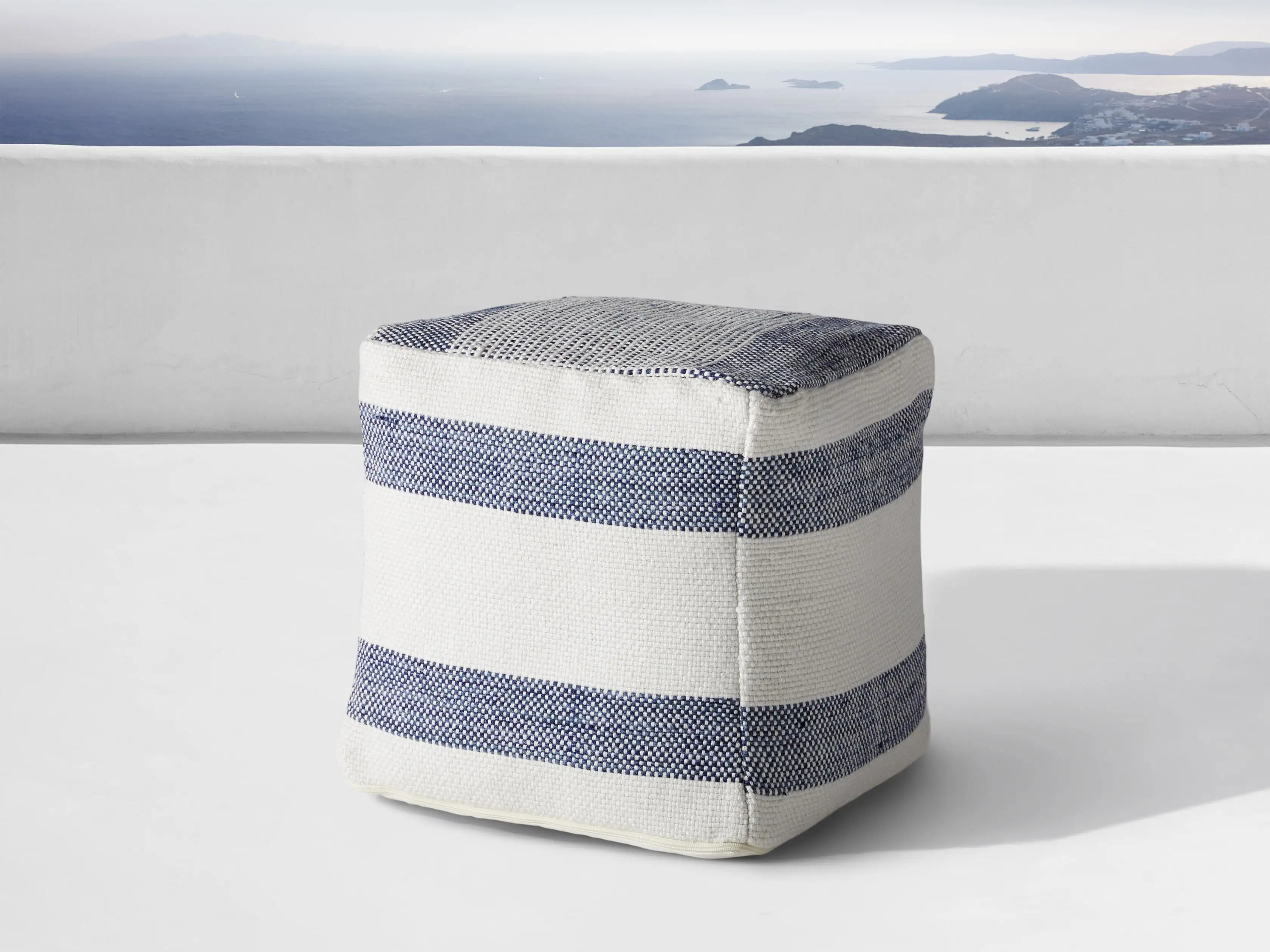 Harbor Performance Pouf | Arhaus