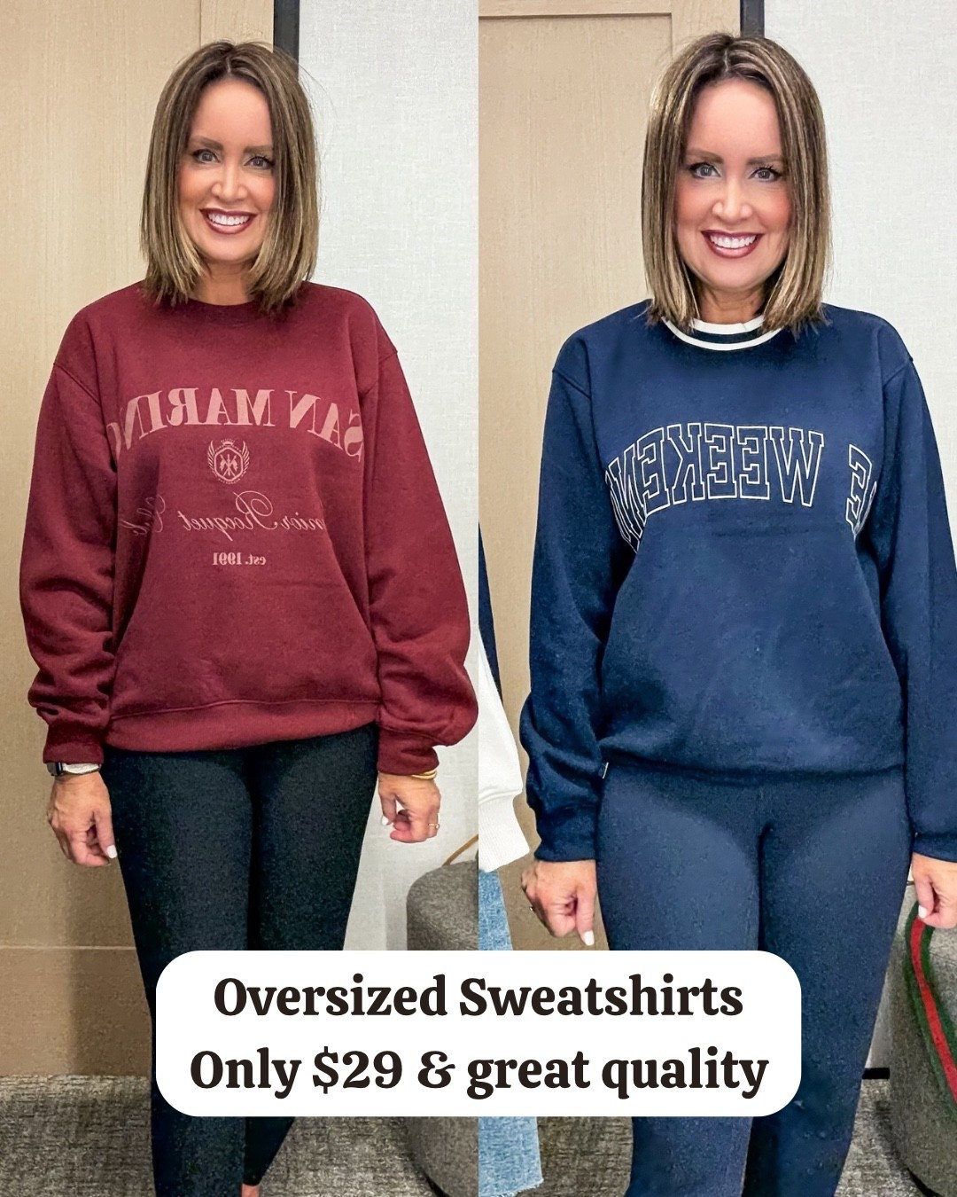 Nordstrom Sale must have!
Oversized sweatshirt - I recommend sizing down 

#LTKSaleAlert #LTKOver40 #LTKActive