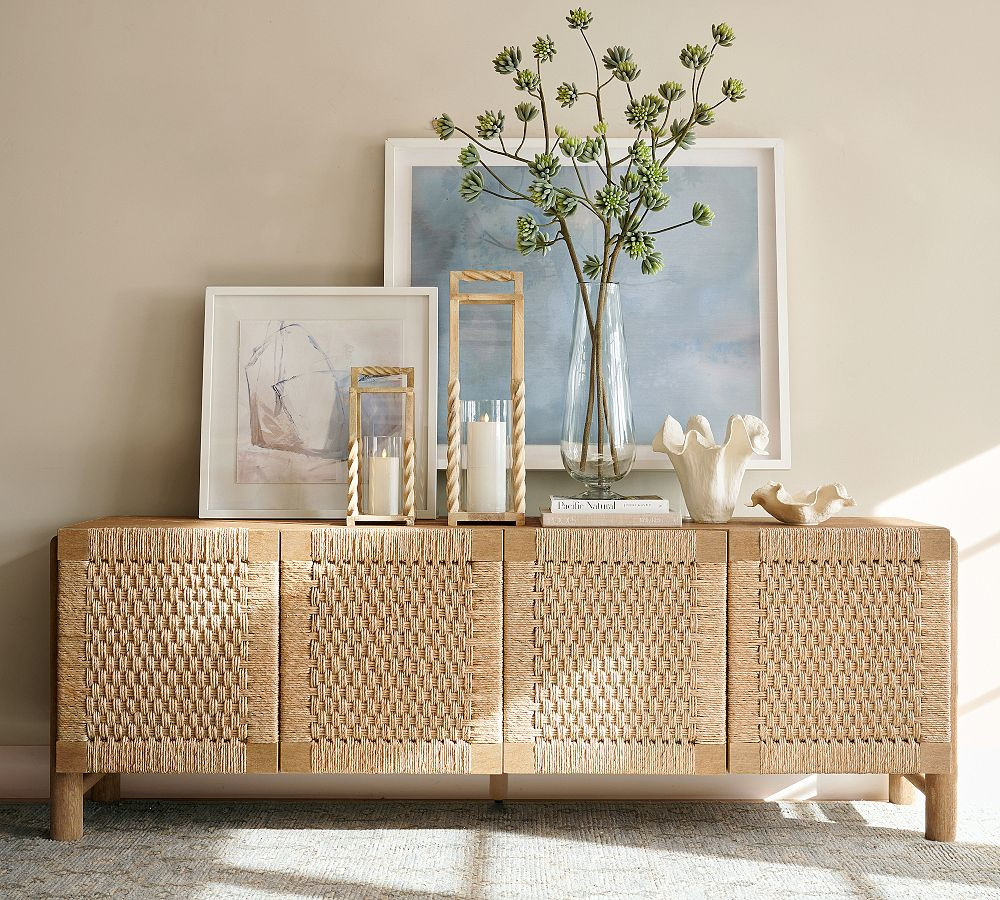 Bolinas Woven Buffet (75") | Pottery Barn (US)