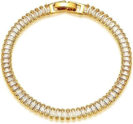 MEVECCO Bracelet for Women 14K Gold Plated Dainty Chain Simple Jewelry Cute Handmade Minimalist f... | Amazon (US)