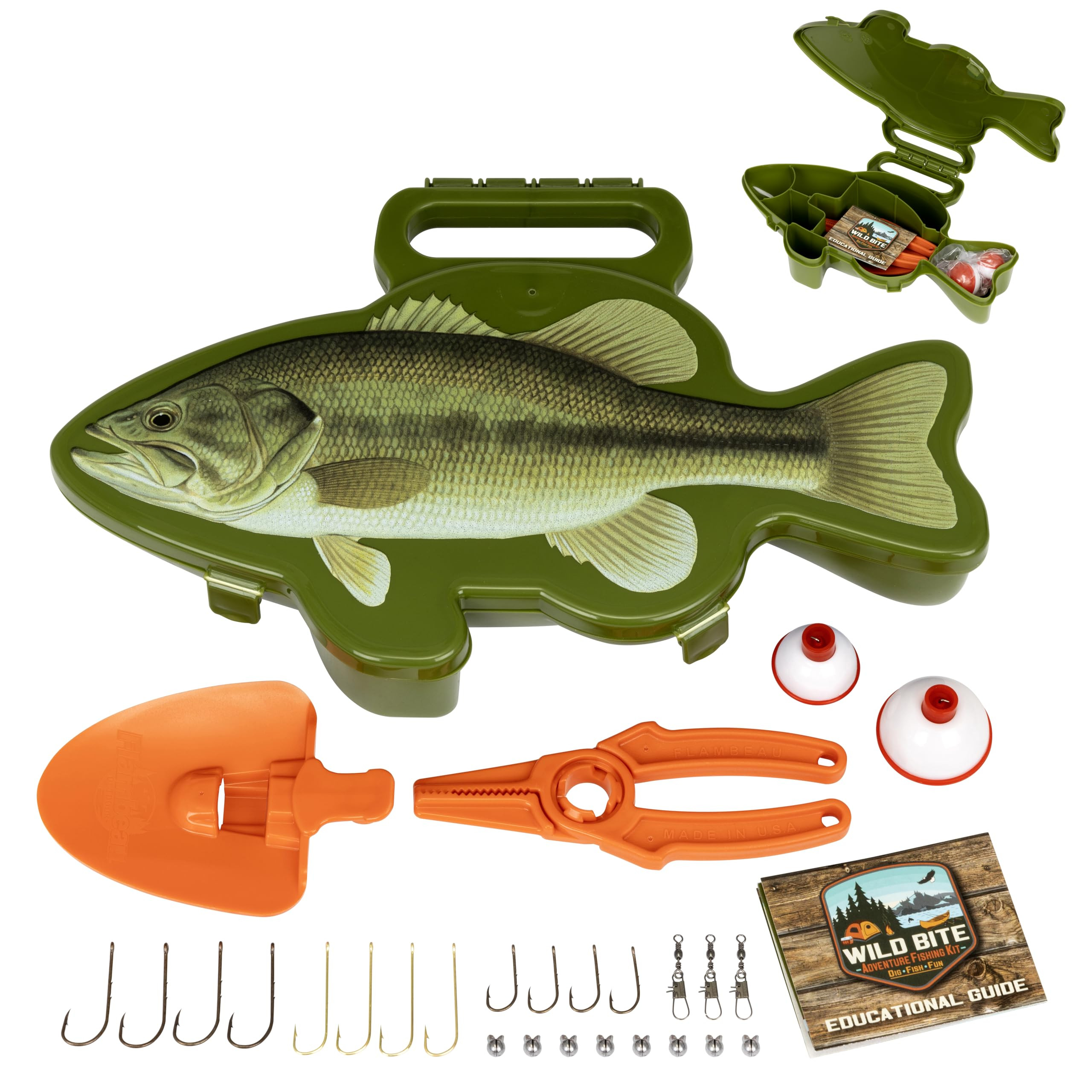 Flambeau Outdoors Wild Bite Fishing Tackle Box Kit | Amazon (US)