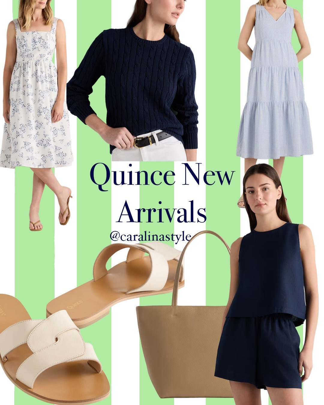Scrolled through the new arrivals/back in stock colors at Quince! So many great styles for spring/summer. Plus the tote and cotton sweater could be great for most of the year!