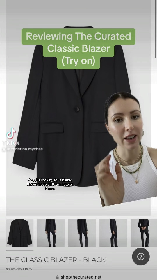 The curated blazer review