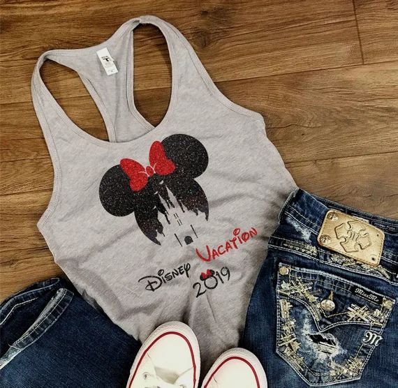 2019 Disney Family Vacation Matching Tee, Racerback or Jersey Tank, or Onesie T Shirts Minnie Mic... | Etsy (US)