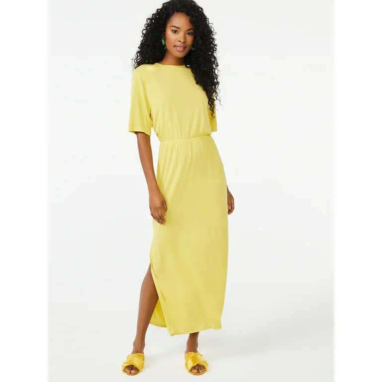 Scoop Women's Shoulder Pad Dress - Walmart.com | Walmart (US)
