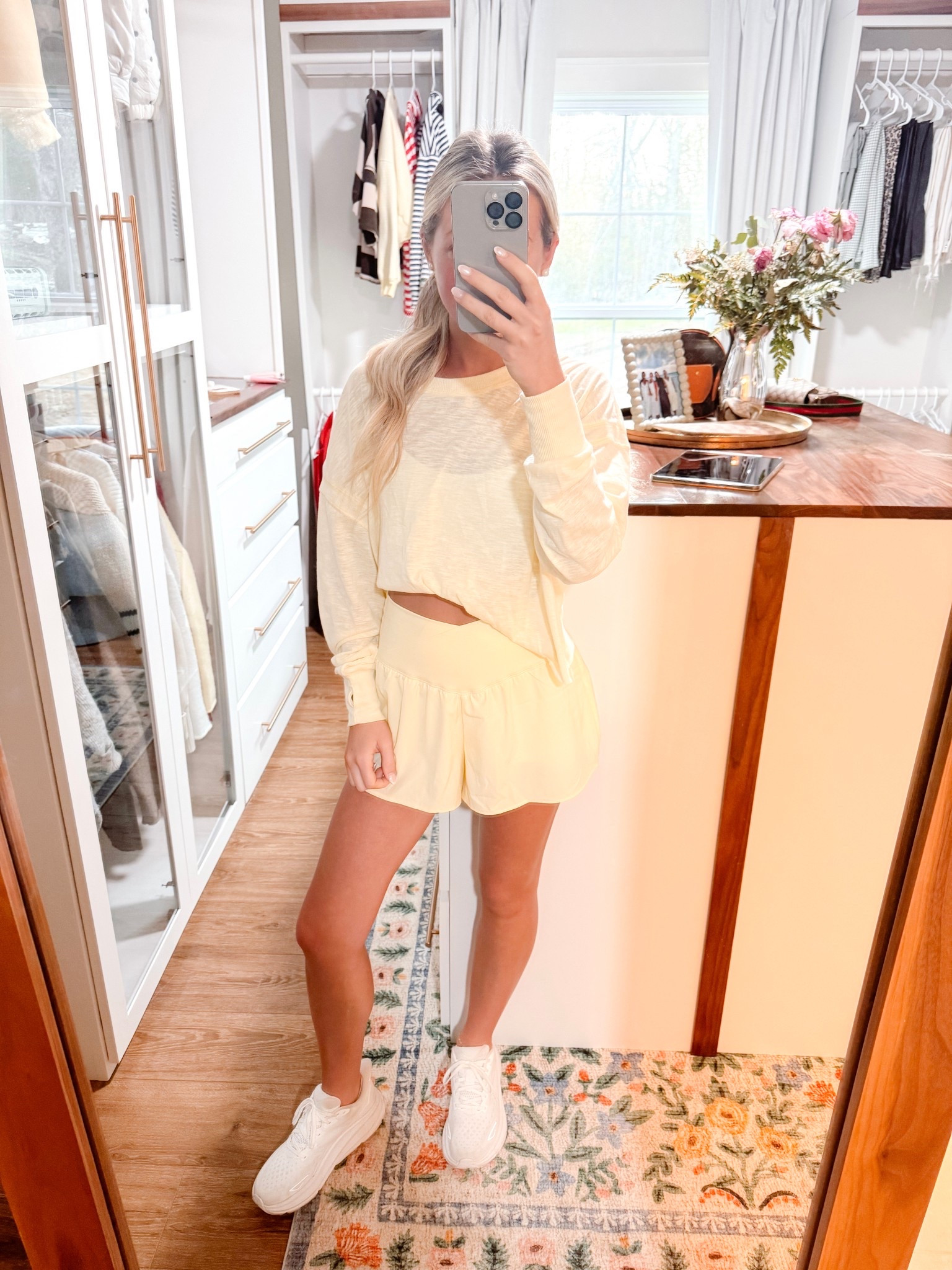 yellow workout matching set💛

#LTKActive #LTKootd