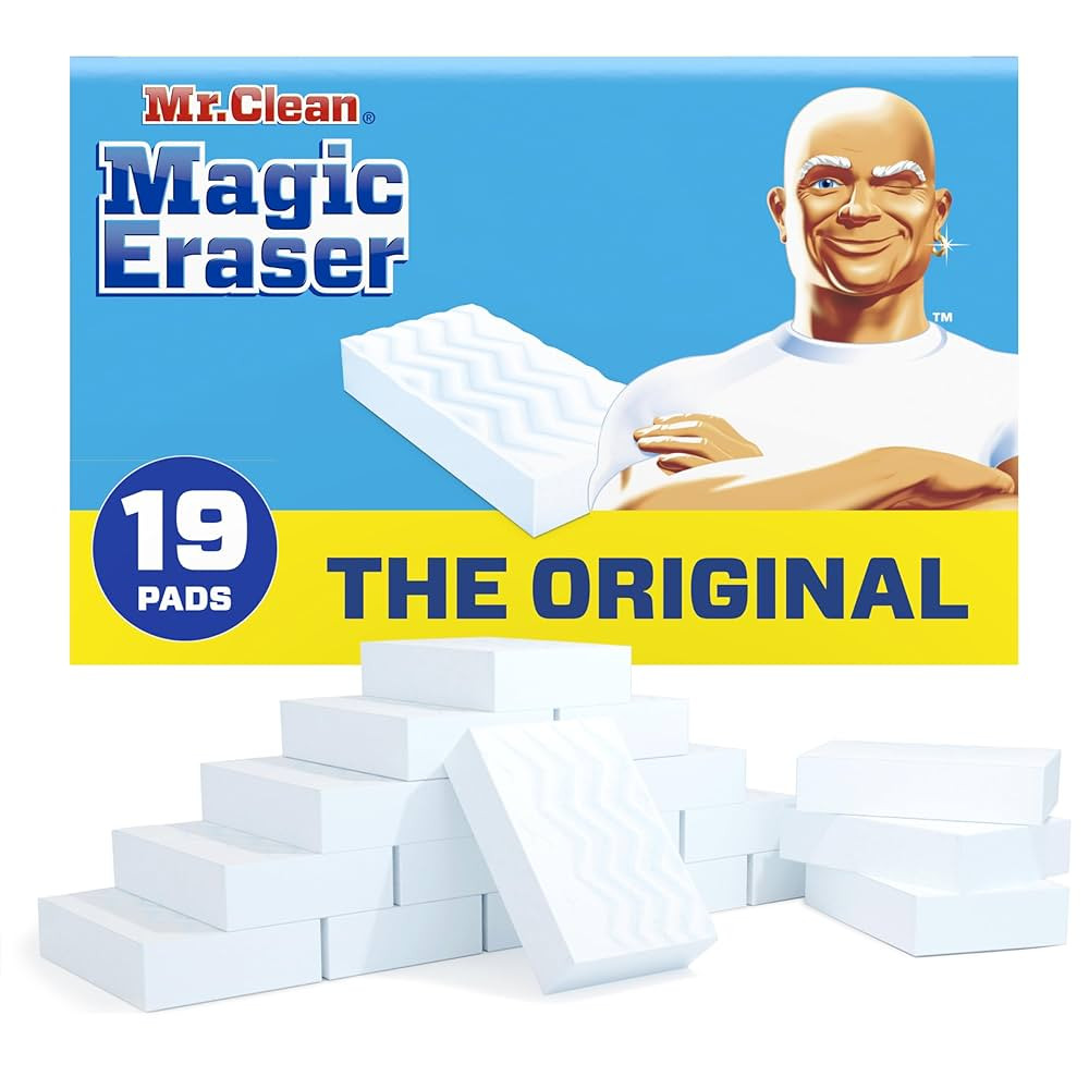 Mr. Clean Original Magic Eraser Cleaning Pads with Durafoam, 19 Count | Amazon (US)