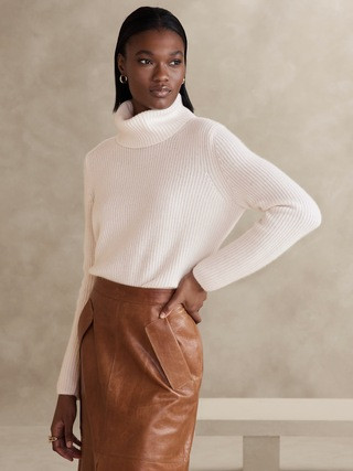 Chiara Cashmere Turtleneck Sweater | Banana Republic (US)