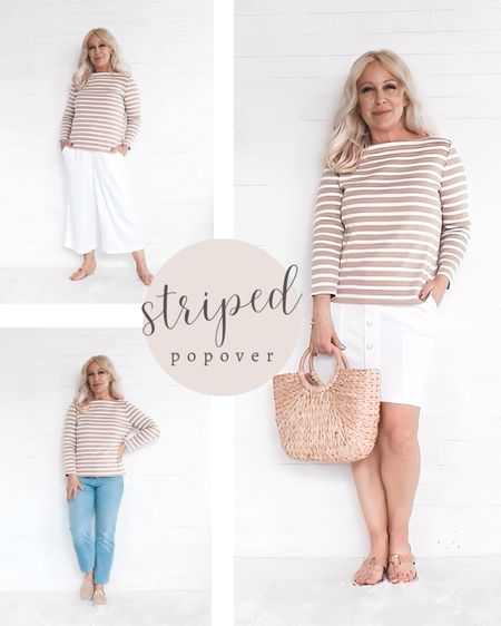 Neutral striped popover styled three ways!

Coastal Casual / Over 50 / Over 60 / Over 40 / Classic Style / Minimalist / Neutral / European Style


#LTKover40 #LTKstyletip #LTKSeasonal