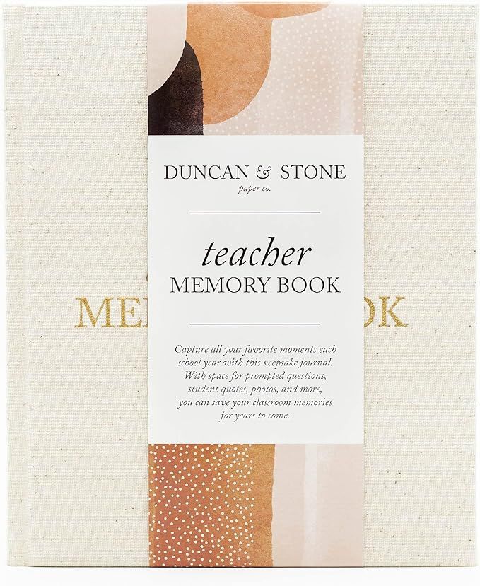 Teacher Notebook Journal (130 Pages) by Duncan & Stone – 20 Years of Memories Book for Teacher ... | Amazon (US)