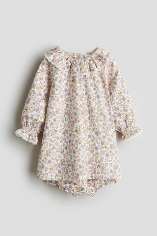 H & M - 2-piece floral-print cotton set - White | H&M (UK, MY, IN, SG, PH, TW, HK)