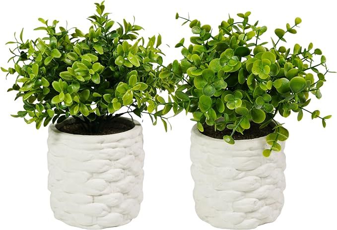 Derlily Artificial Plants Indoor for Home Decor, Realistic Small Fake Plants Outdoor, Faux Plants... | Amazon (US)