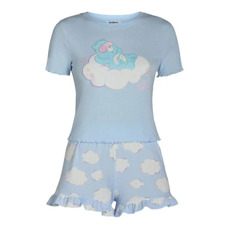 Care Bears Women’s Tee and Shorts Pajama Set from Grayson Social, 2-Piece, Sizes S-3X | Walmart (US)