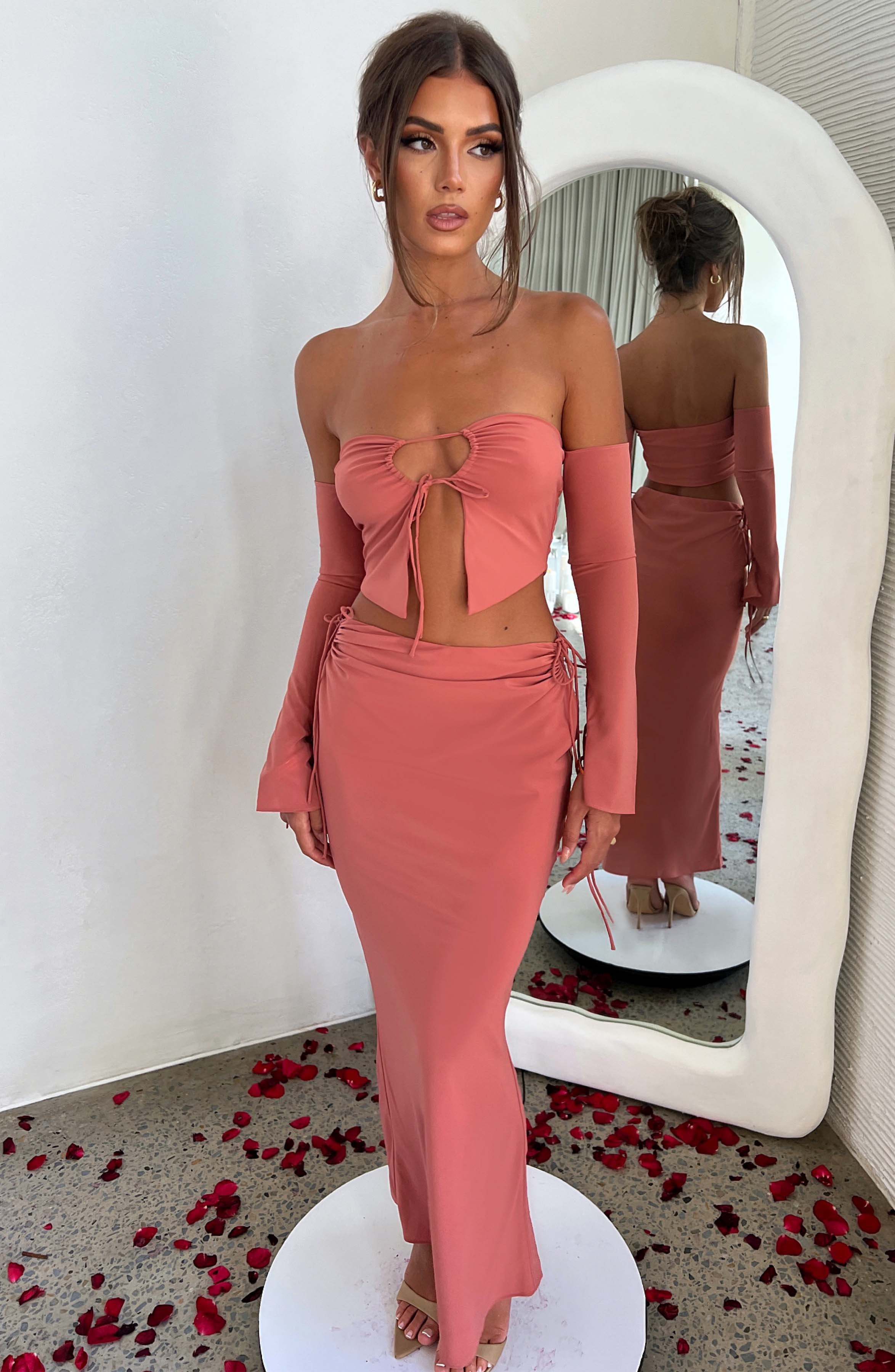 Tana Maxi Skirt - Rose Pink | Babyboo (global)