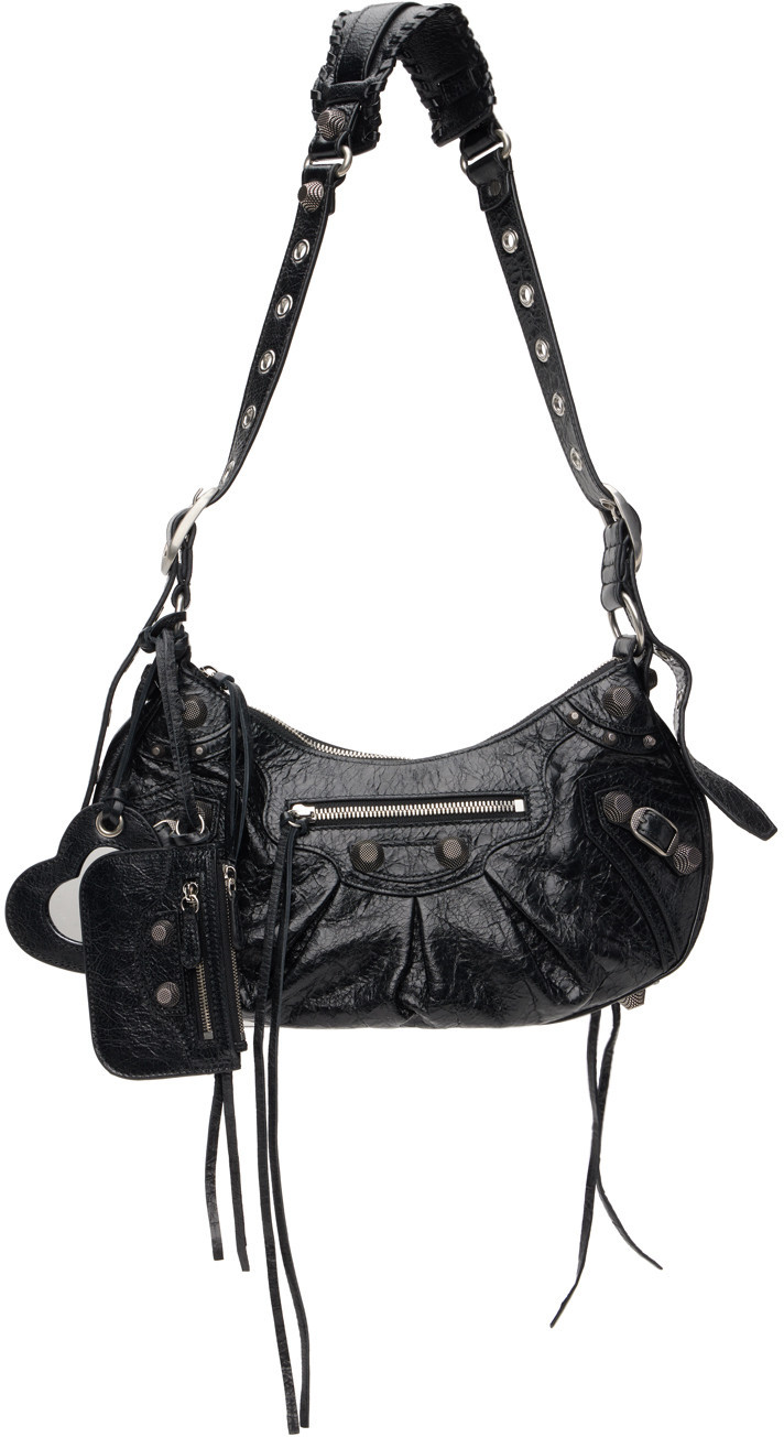 Balenciaga Black Small 'Le Cagole' Bag | SSENSE