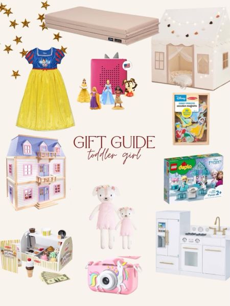 Tonie box audio player
Doll house
Princess toys
Play kitchenn

#LTKGiftGuide #LTKhome #LTKHoliday