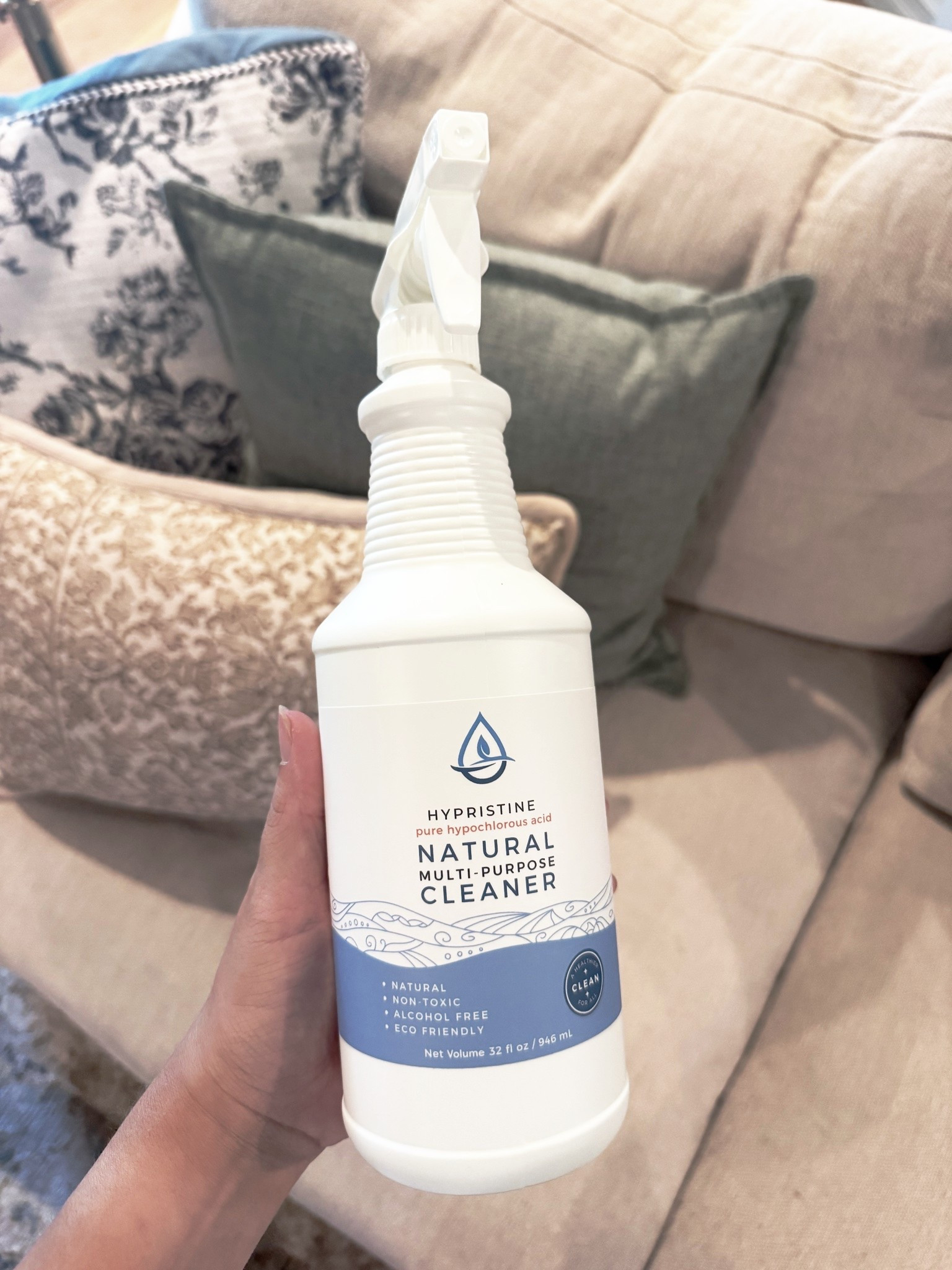 Use hydrochloric acid for killing bacteria, viruses, odors and more around your home. I bought the 200ppm so that it was safe to spray on fabrics such as dog beds, couches, drapes etc but you can go with 500ppm if your using it on hard surfaces and want more power