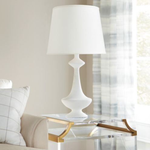Marabella White Table Lamp with Shade | Ballard Designs, Inc.