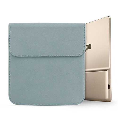 Sleeve Bag Suede Leather for 7" Kindle Oasis (10th Generation, 2019 Release and 9th Generation, 2017 Release), Portable Water Repellent Protective Case (Blue) | Amazon (US)
