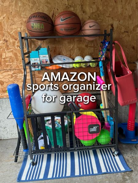 Who else has this scene in their garage?! 🏀🥎🥍 This was real footage of the “kid corner” of my garage before I discovered this organizational system on Amazon (thanks to Ashley @organizedvt for introducing me to this rack!). The quality is AMAZING - it is made so well but the best part was how easy it was to assemble!  This was such a simple project that was so satisfying!

Sharing a closer look in Stories!



#amazonfinds #amazondeals #amazonprime #amazonhome #storagerack #organizationideas #organizedmom #organizationhacks #lifehacks #momhacks #momlife #garageorganization #founditonamazon 