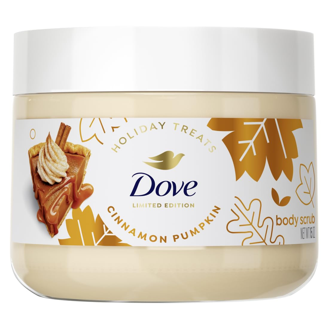 Dove Scrub Cinnamon Pumpkin Pie Exfoliates & Moisturizes Skin 15 OZ | Amazon (US)