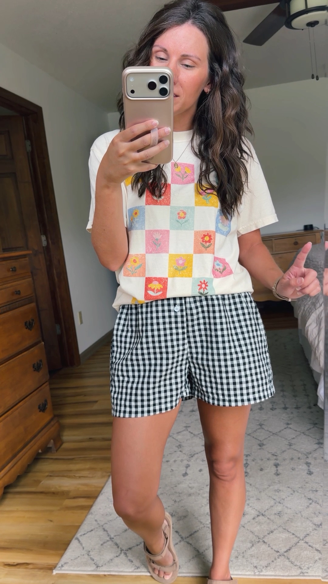 small in my tee (use MARISSA20 for $$ off!) and xs in my boxer shorts. My Tevas are a size 6!

#LTKPetite #LTKootd #LTKgrwm